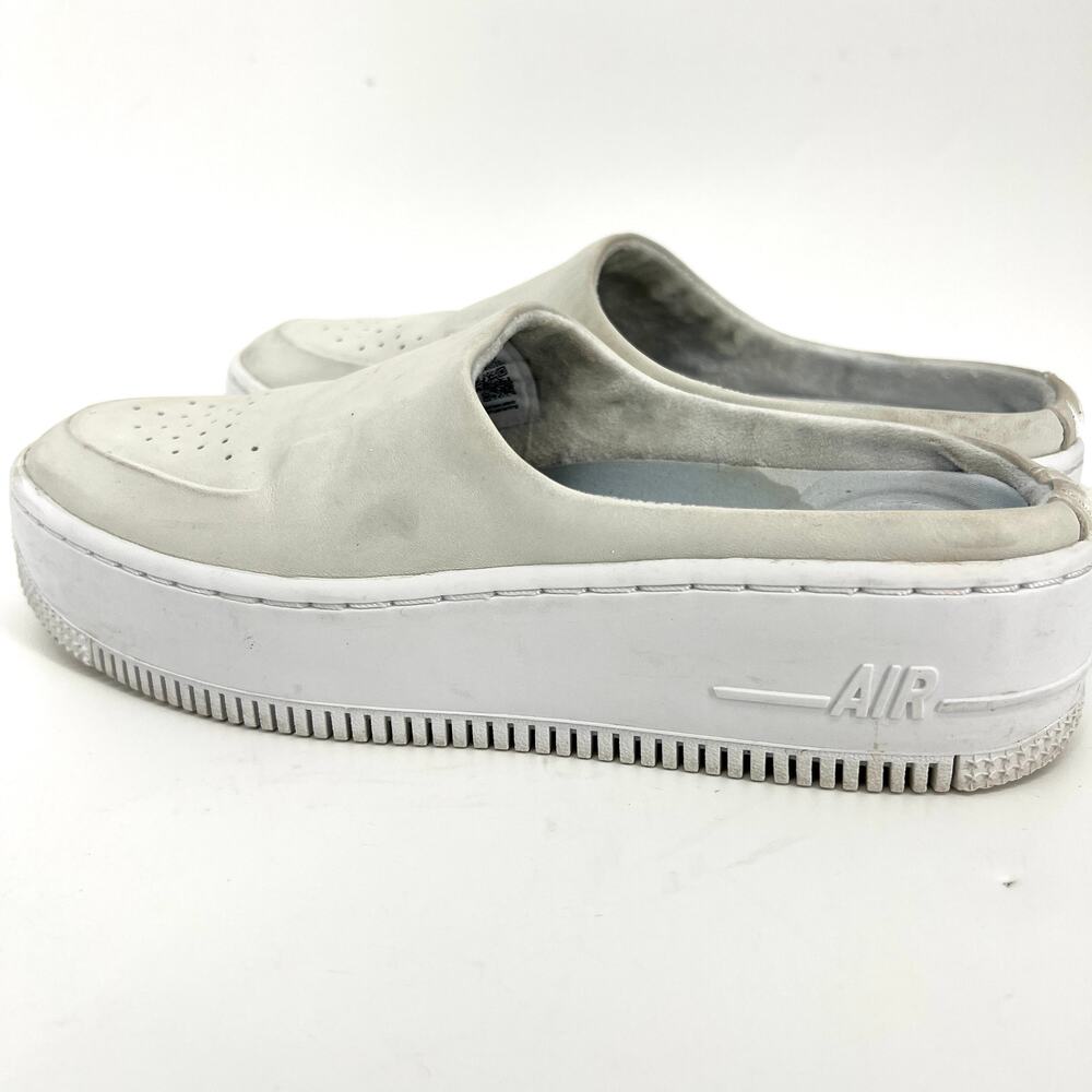 Nike Air Force 1 Lover XX Cream White Womens Slip on Shoes Mules U.S. Size 7